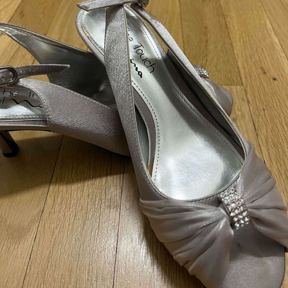 The Touch of Nina Silver Heels